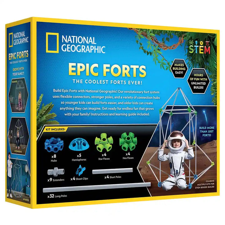 National Geographic Epic Forts Building Kit 70 Pcs