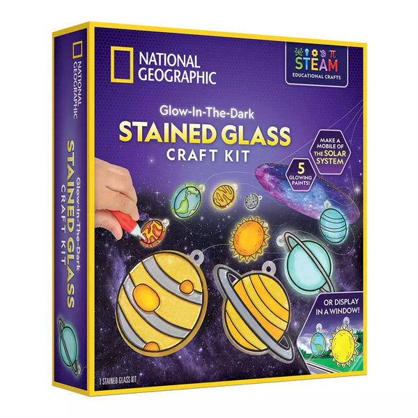 National Geographic Stained Glass Solar System Craft Kit