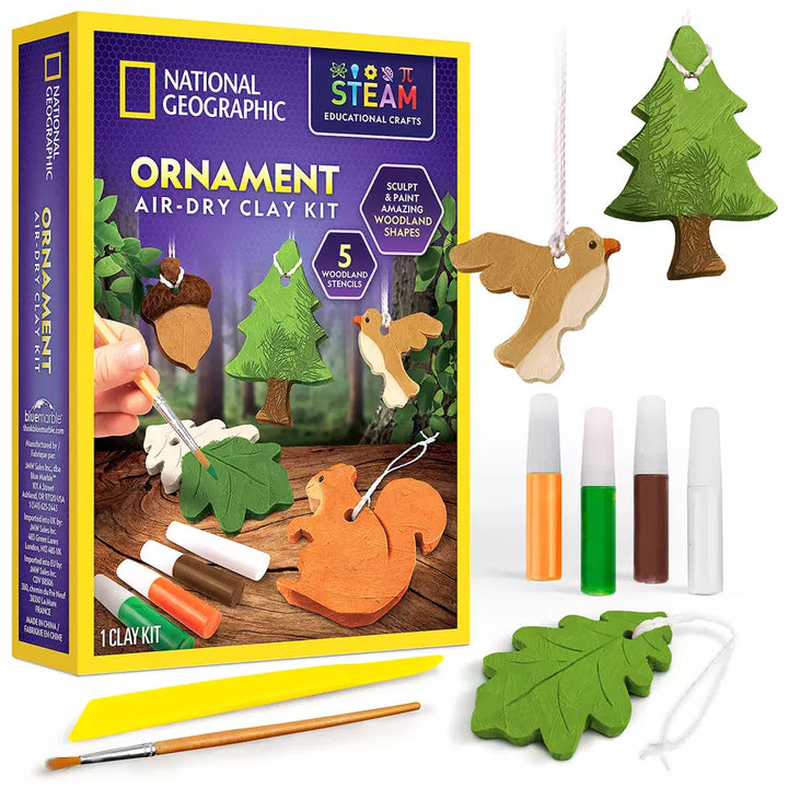 National Geographic Air-Dry Clay Pottery Craft Kit
