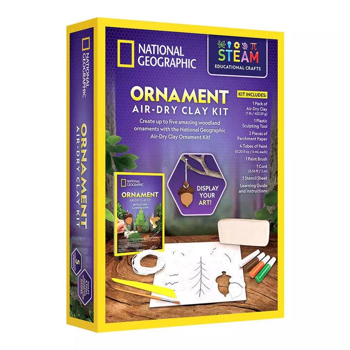 National Geographic Air-Dry Clay Pottery Craft Kit