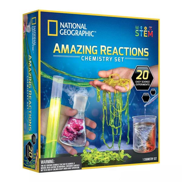 National Geographic Amazing Reactions Chemestry Set