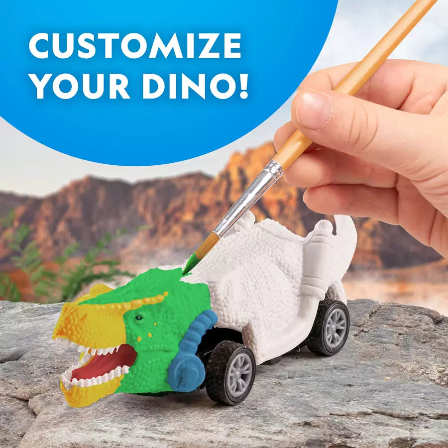 National Geographic Paint Your Own Dino Race Cars
