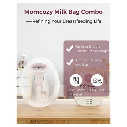 Momcozy V1/V2 Milk Bag Combo