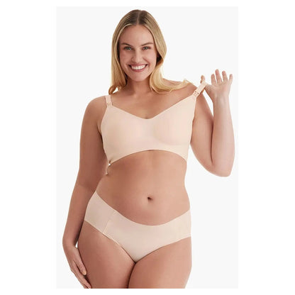 Momcozy Nursing Bra Cream