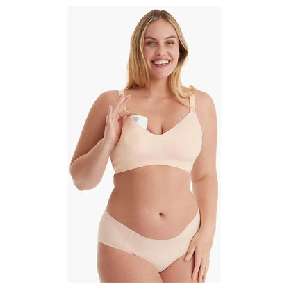 Momcozy Nursing Bra Cream