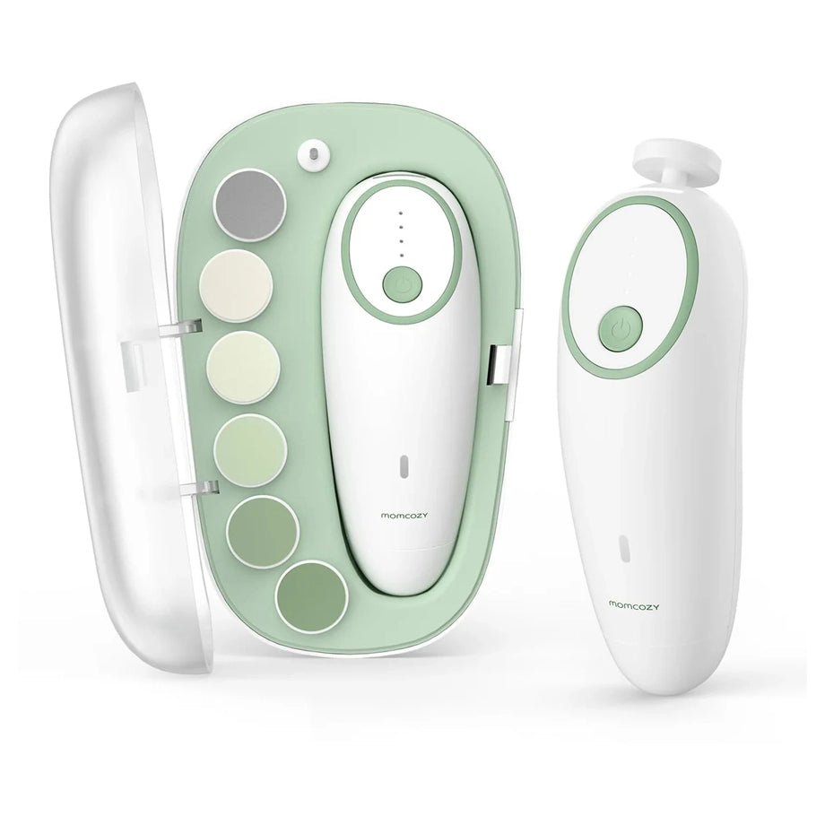 Momcozy Rechargeable Infant Electric Nail Trimmer (Green)