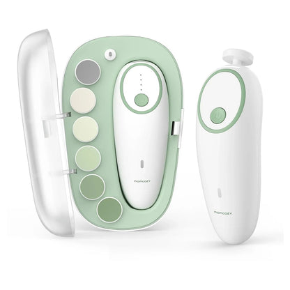 Momcozy Rechargeable Infant Electric Nail Trimmer (Green)
