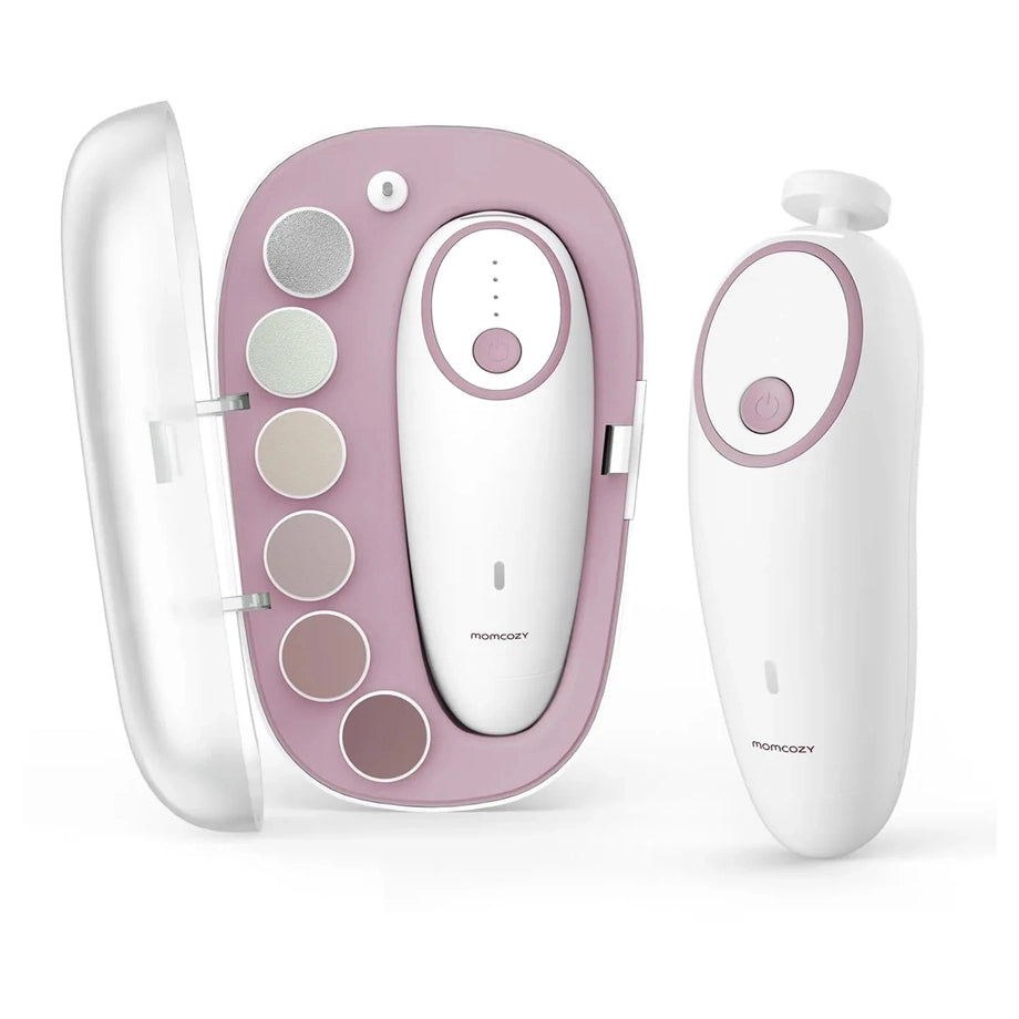 Momcozy Rechargeable Infant Electric Nail Trimmer (Pink)