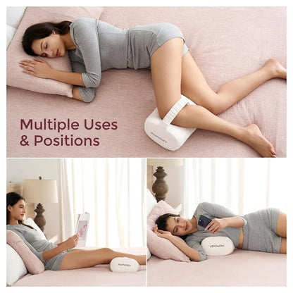 Momcozy Knee Pillow for Side Sleepers (White)