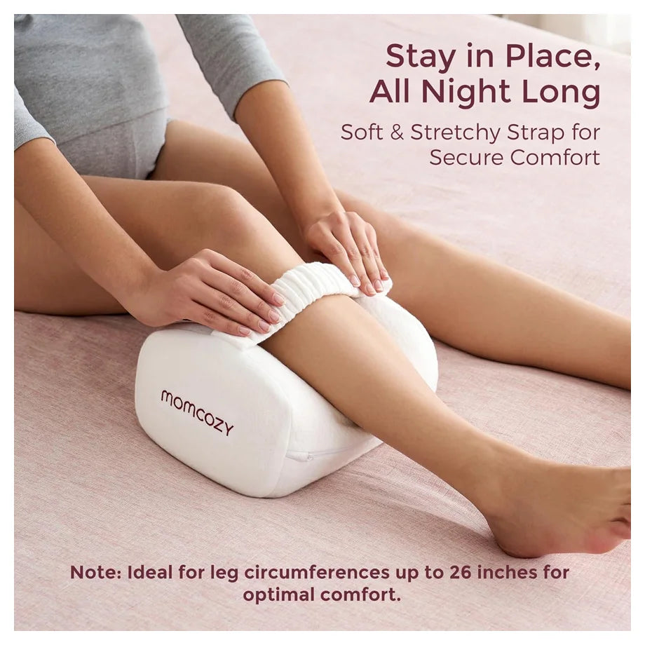 Momcozy Knee Pillow for Side Sleepers (White)