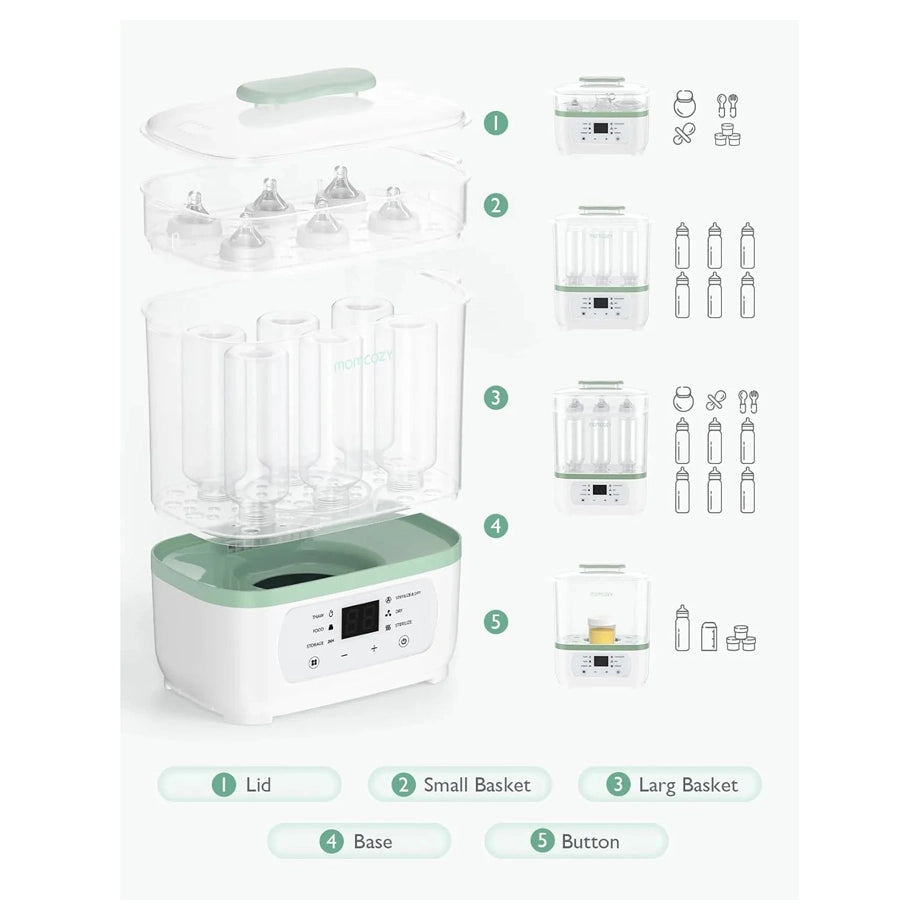 Momcozy Bottle 8 in 1 Sterilizer and Dryer