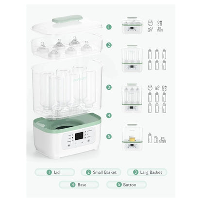 Momcozy Bottle 8 in 1 Sterilizer and Dryer