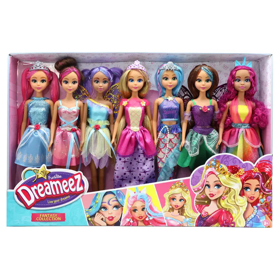 Funville Dreameez 7Pk Fantasy Dolls