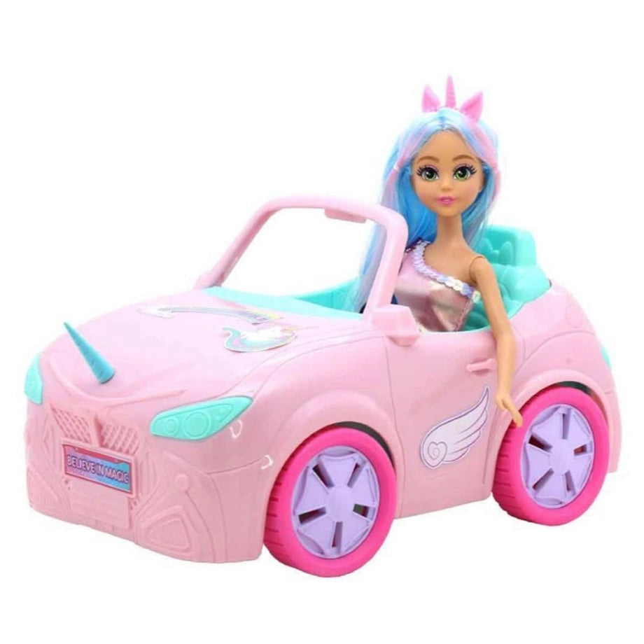 Dreameez Unicorn Doll with Car