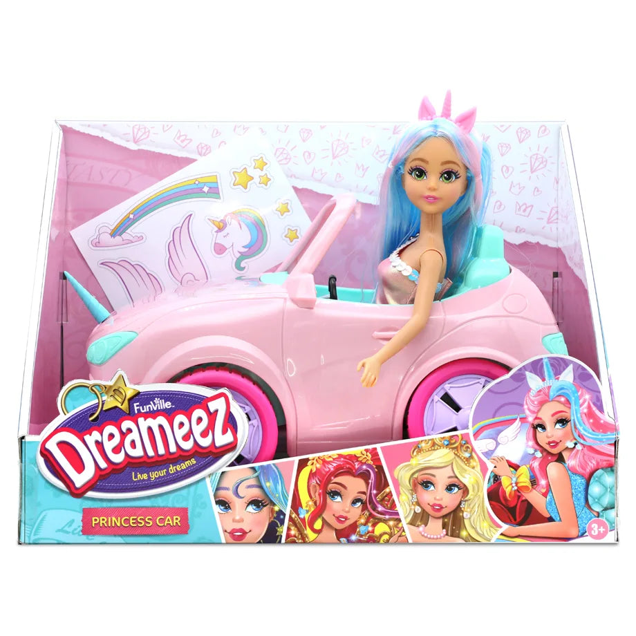 Dreameez Unicorn Doll with Car