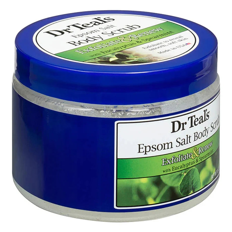 Dr. Teal's Eucalyptus & Spearmint Epsom Salt Body Scrub (454gm)