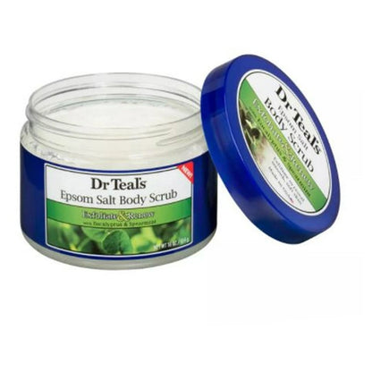 Dr. Teal's Eucalyptus & Spearmint Epsom Salt Body Scrub (454gm)