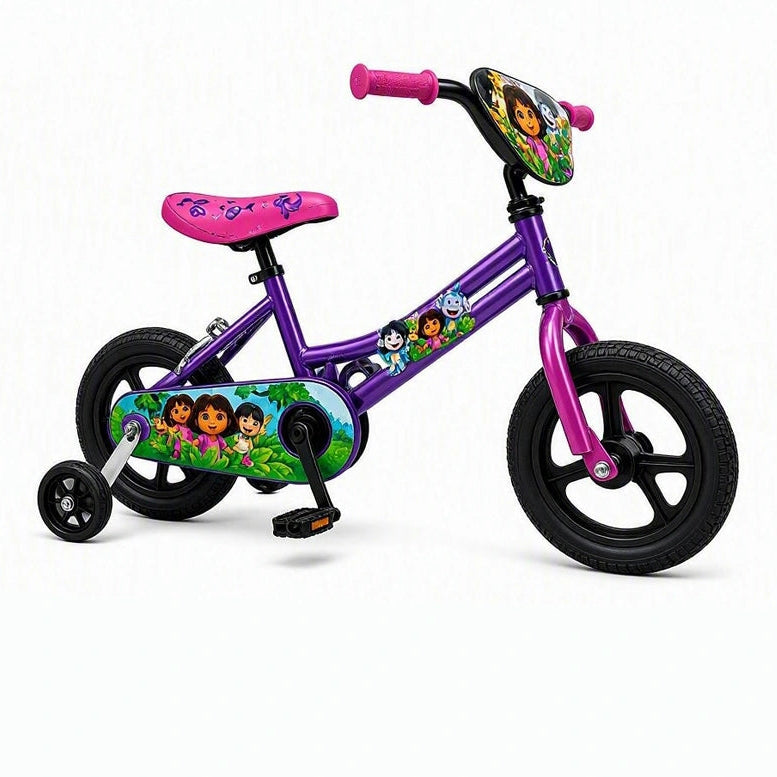 Ryder 12 Inch Eva Bike With Diy Dora-The-Explorer Deco Set