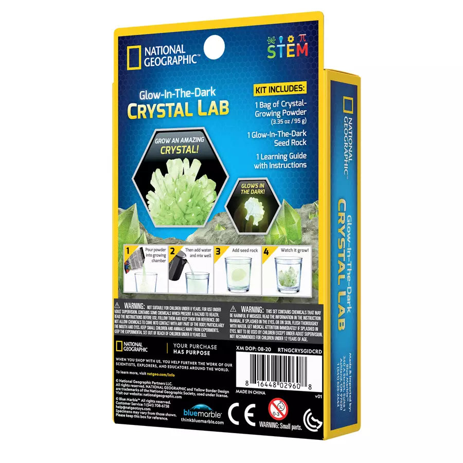 مختبر الكريستال المتوهج في الظلام من ناشيونال جيوغرافيك مختبر الكريستال المتوهج في الظلام من ناشيونال جيوغرافيك