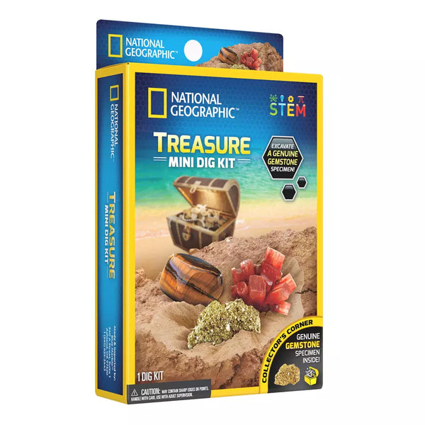 National Geographic Carded Treasure Mini Dig Kit