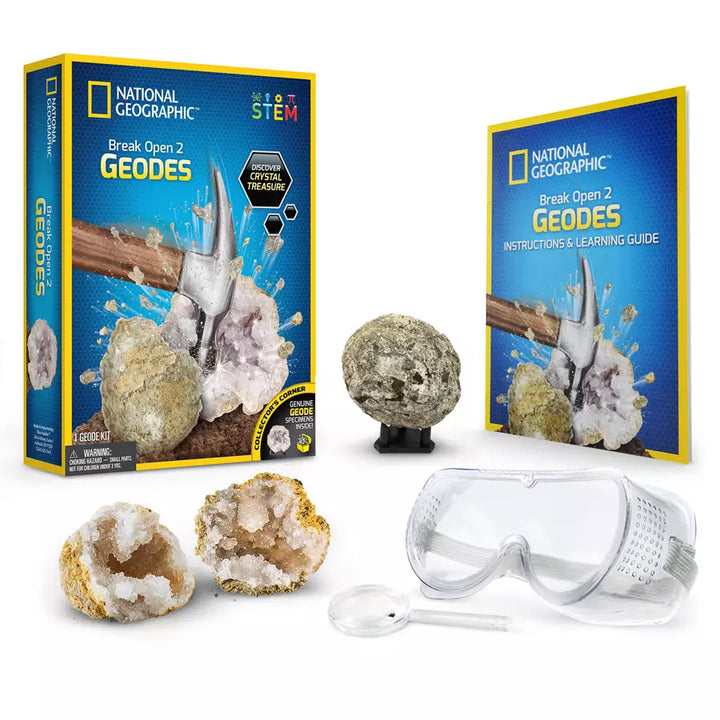 National Geographic Break Open 2 Geodes