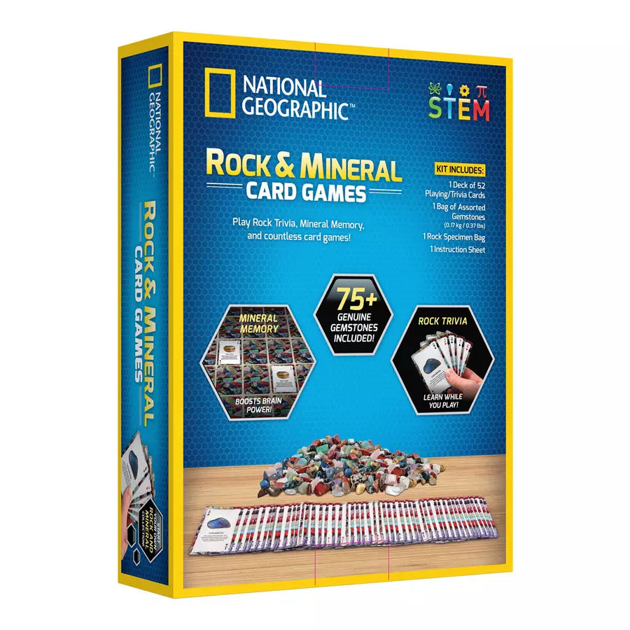 National Geographic Rock & Mineral Card Games