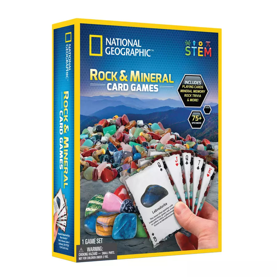 National Geographic Rock & Mineral Card Games