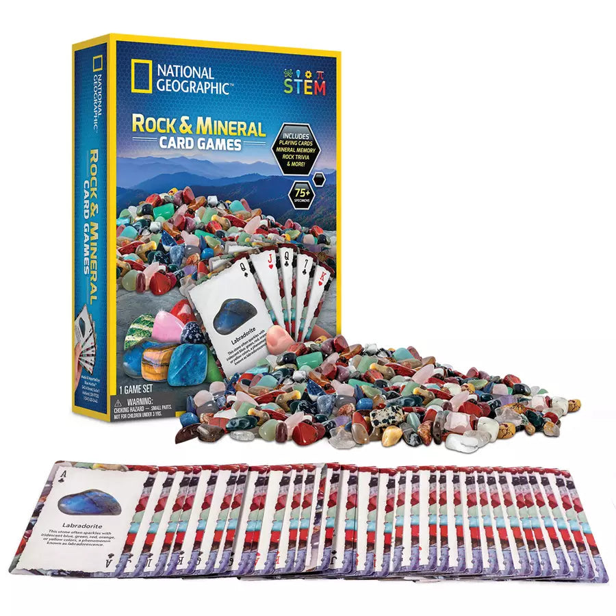 National Geographic Rock & Mineral Card Games