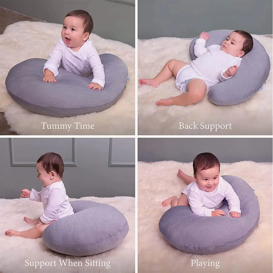 Pharmedoc My Little Bean Nursing Pillow -
Dark Grey Cooling Fabric