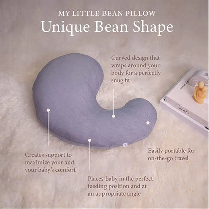 Pharmedoc My Little Bean Nursing Pillow -
Dark Grey Cooling Fabric