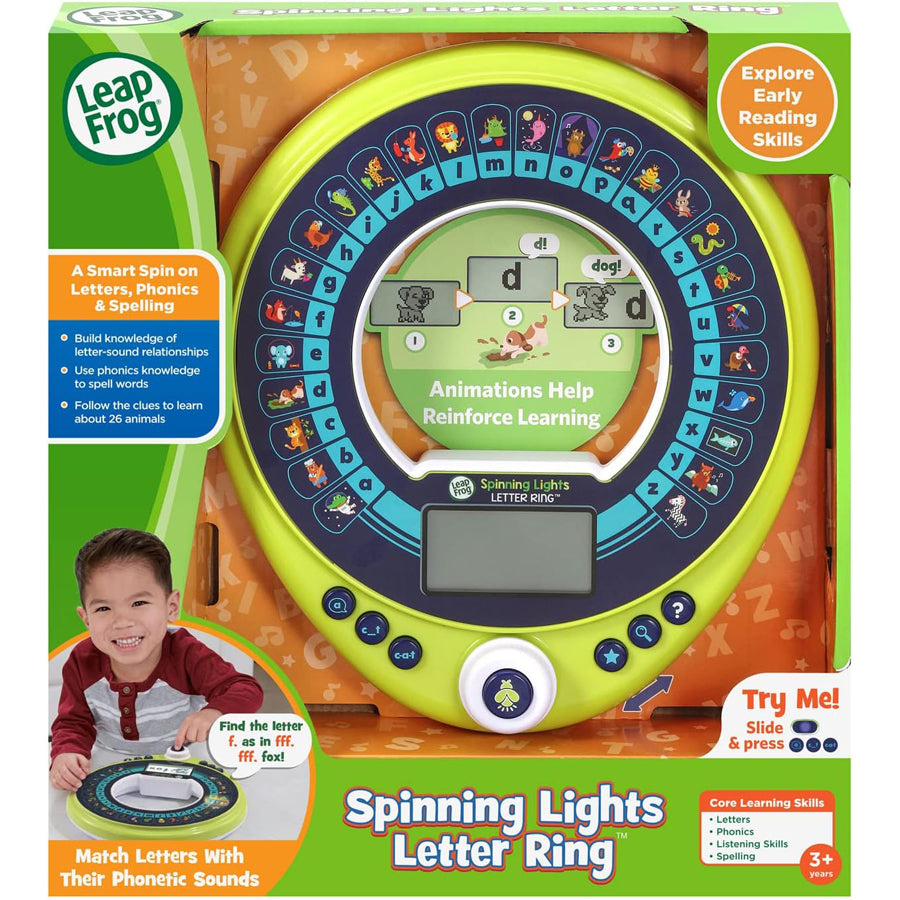 حلقة الحروف من Leapfrog Spinning Lights حلقة الحروف من Leapfrog Spinning Lights
