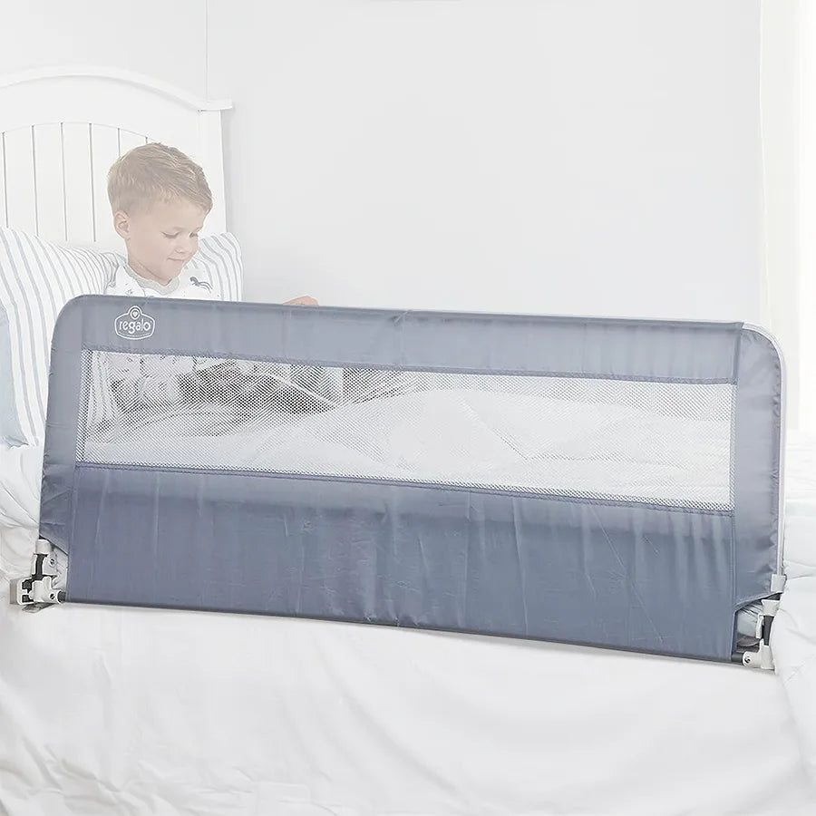 Regalo HideAway Extra Long Bed Rail - Grey (137 x 50 cm)