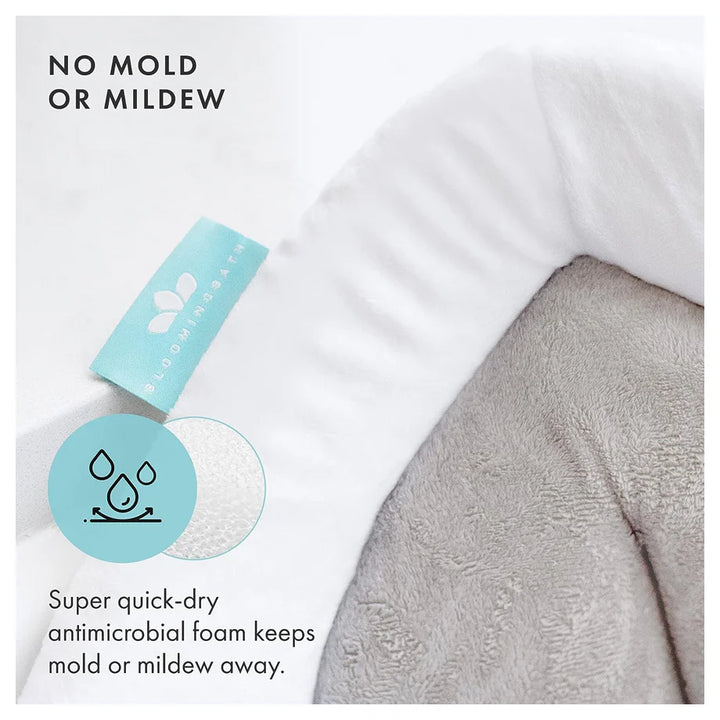 Blooming Bath Lotus with Snaps (Grey)