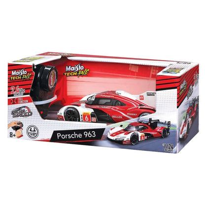 Maisto Tech Porsche 963 #6 RC Car (1:24, Red/White/Black)