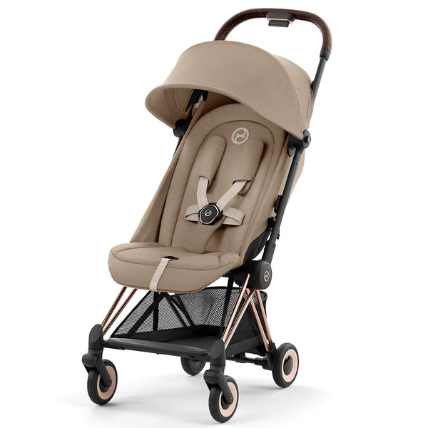 Cybex - Coya Ultra-Compact Stroller (Rosegold/Cozy Beige)