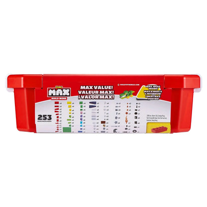 Zuru Max Build More Construction Value Brick 253 Bricks, 6 Pcs Bulk