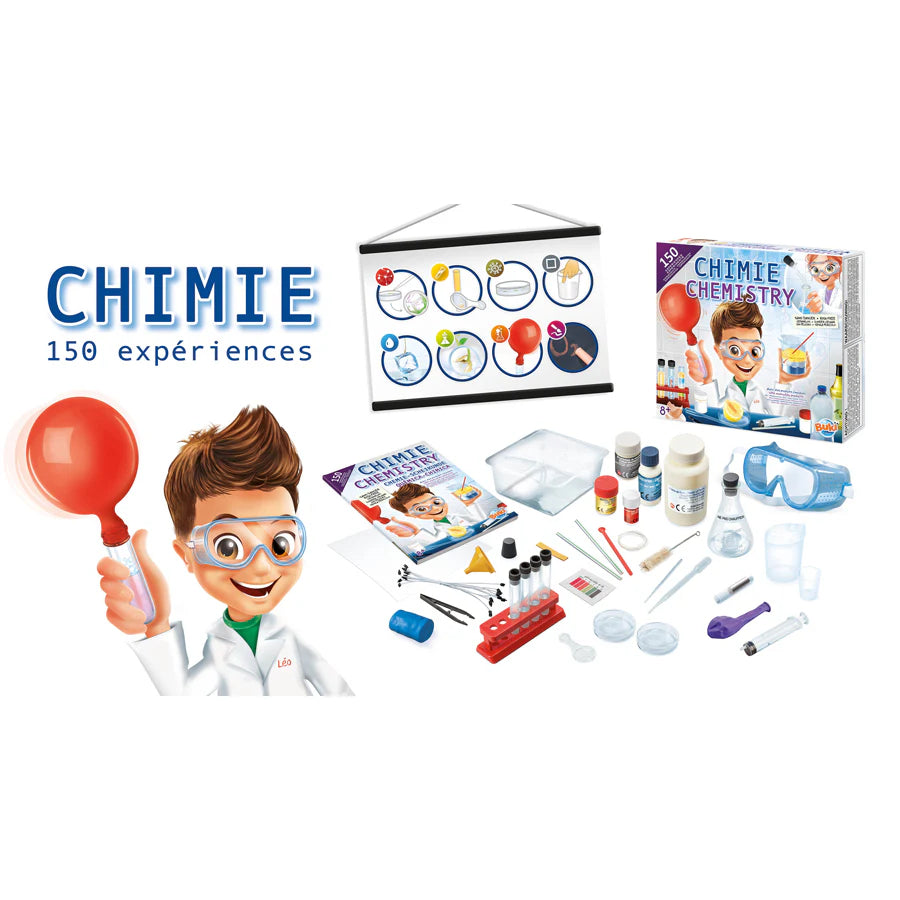 Buki France Chemistry 150 Experiments Kit