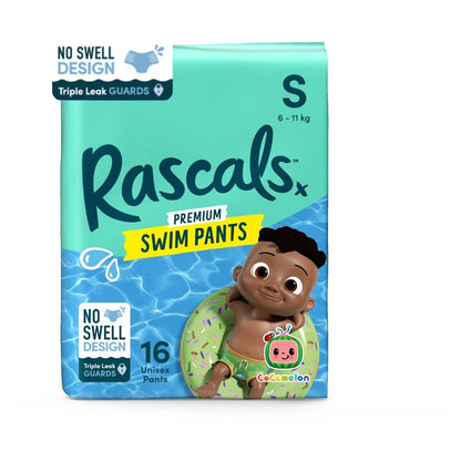Rascals Premium Cocomelon Swim Pants Small (16 Count)