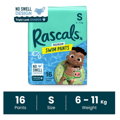 Rascals Premium Cocomelon Swim Pants Small (16 Count)