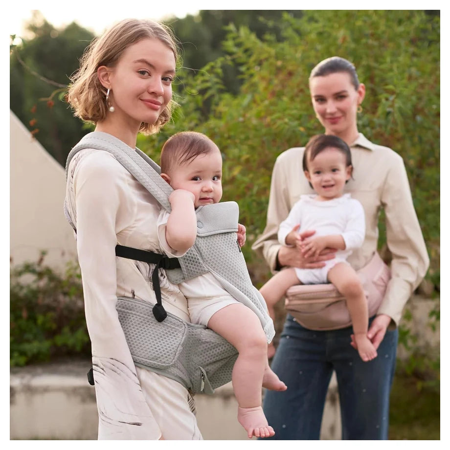 Momcozy Carrier With Hip Seat (Grey)