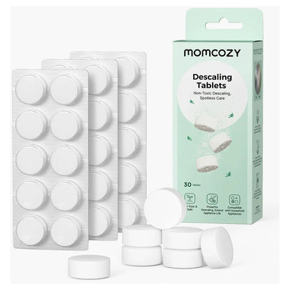 Momcozy Offical Descaling Tablets, Compatible KleanPal Pro Baby Bottle Washer - 30 Tablets