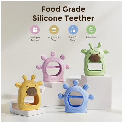 Momcozy Baby Teething Mitten Toy for Infants