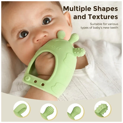 Momcozy Baby Teething Mitten Toy for Infants