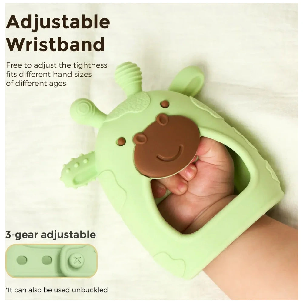 Momcozy Baby Teething Mitten Toy for Infants