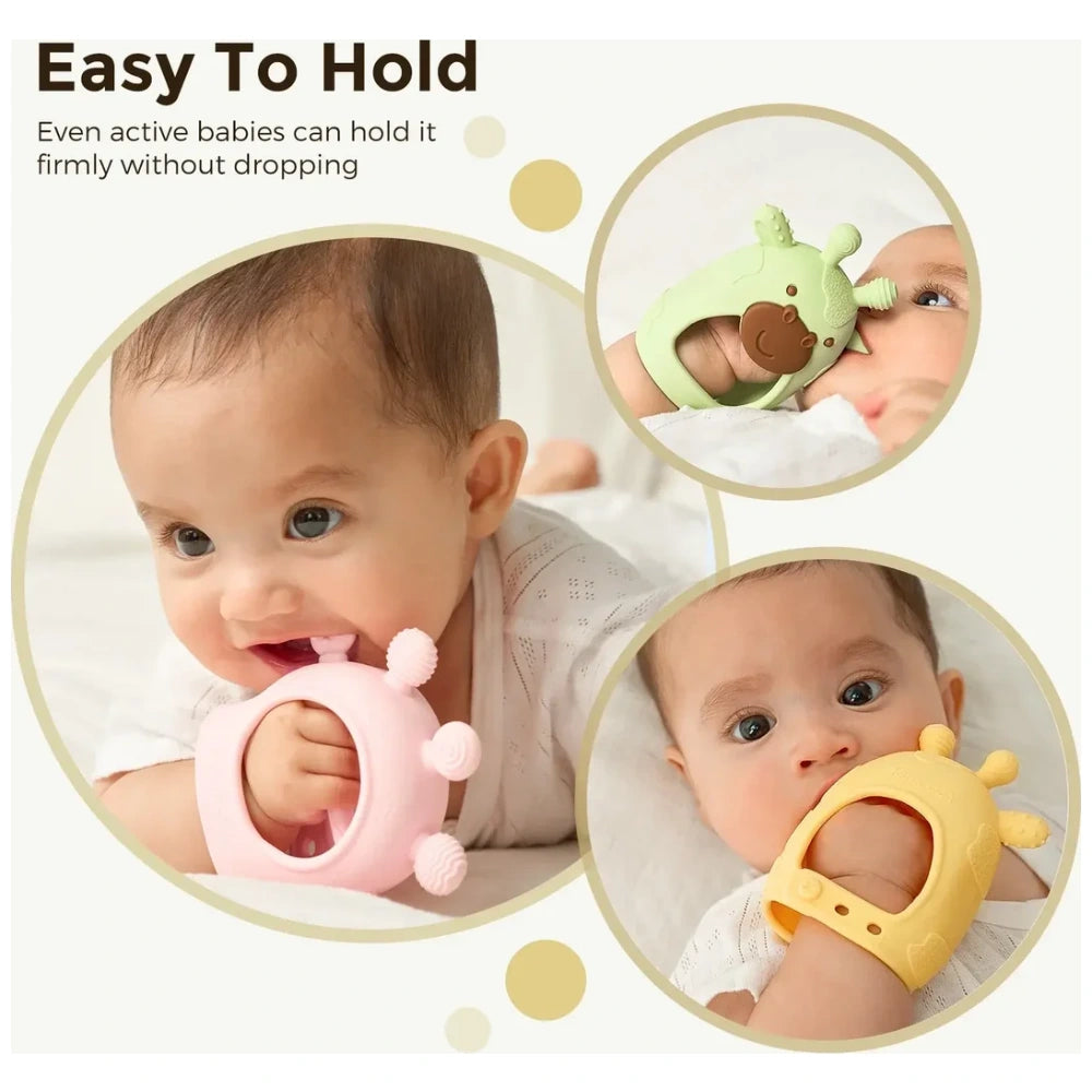 Momcozy Baby Teething Mitten Toy for Infants