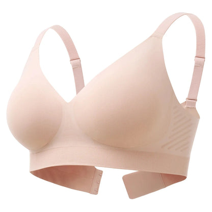 Momcozy Cool Fit T Shirt Bra-Oyster Pink/ Beige
