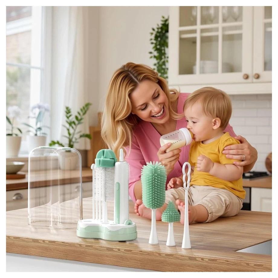 Momcozy 7-in-1 Portable Electric Bottle Brush