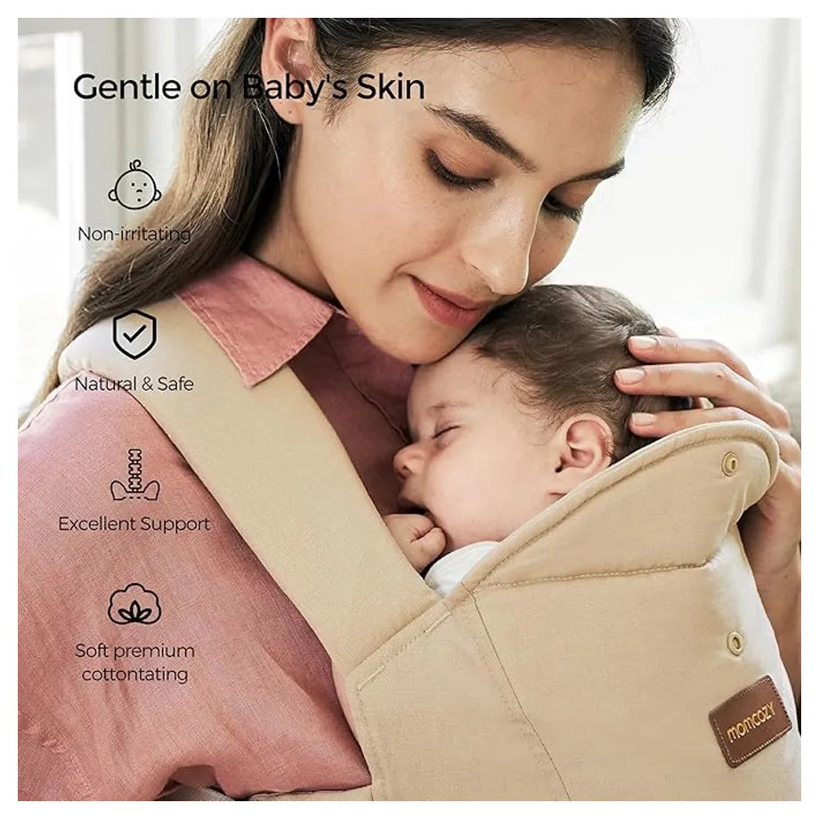 Momcozy Newborn Baby Carrier - Khaki