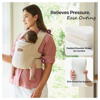 Momcozy Newborn Baby Carrier - Khaki