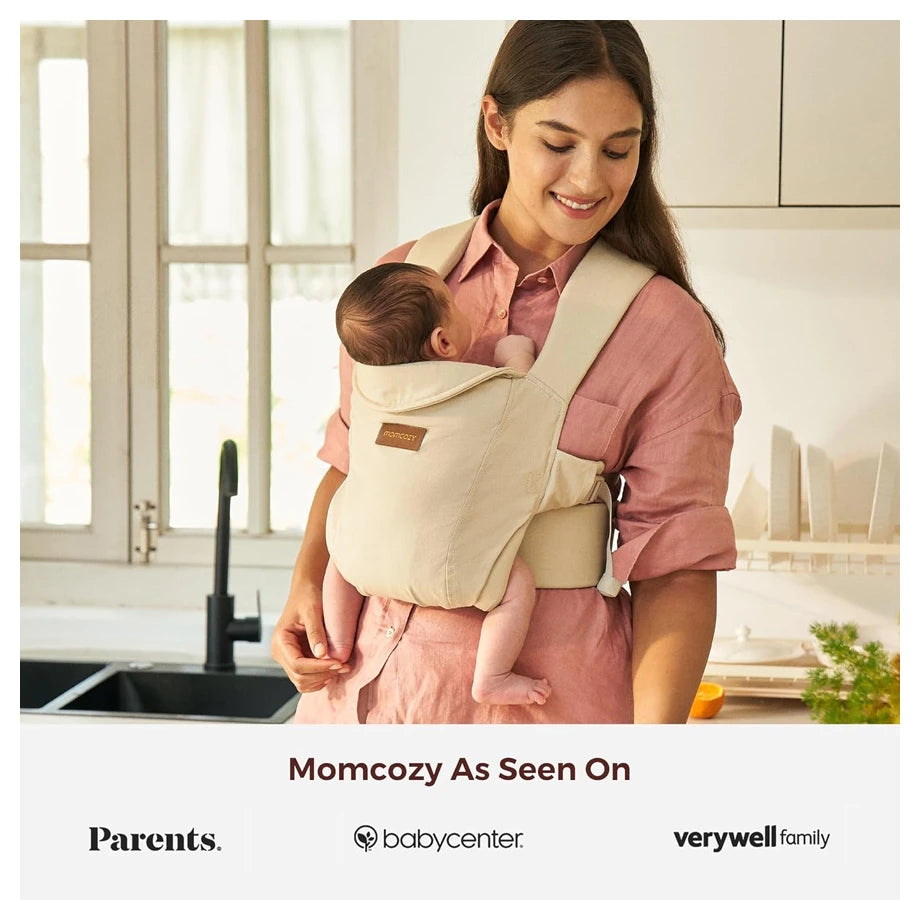Momcozy Newborn Baby Carrier - Khaki